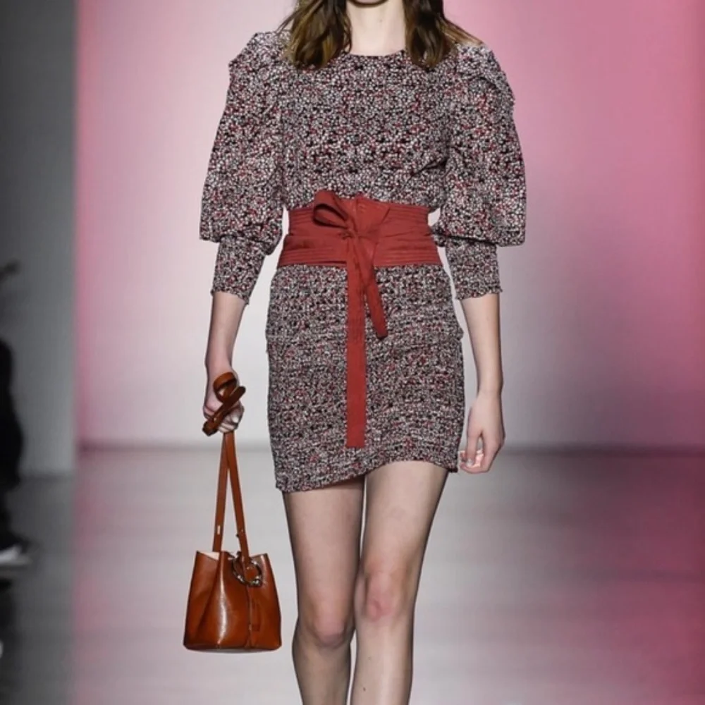 NEW Rebecca Minkoff Tabby Dress in Red Multi size XS - Picture 2 of 16